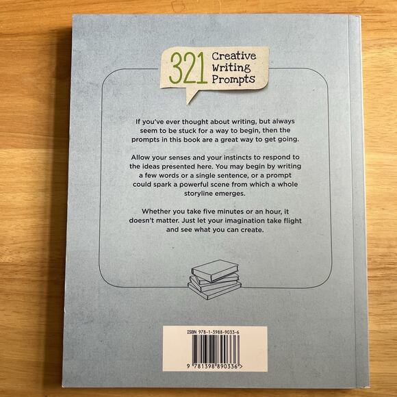 321 Creative Writing Prompts by Lisa Dyer Paperback Book Creative Writing - Picture 7 of 8